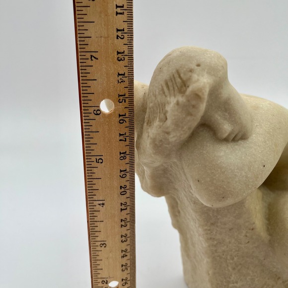 VINCENT GLINSKY "The Dreamer" Nude Woman Stone Sculpture Figure Statue Art MCM - Picture 12 of 12